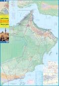 Yemen & Oman Travel Reference Map