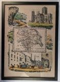 Yorkshire - by 'Reuben Ramble' - Reproduction County Map