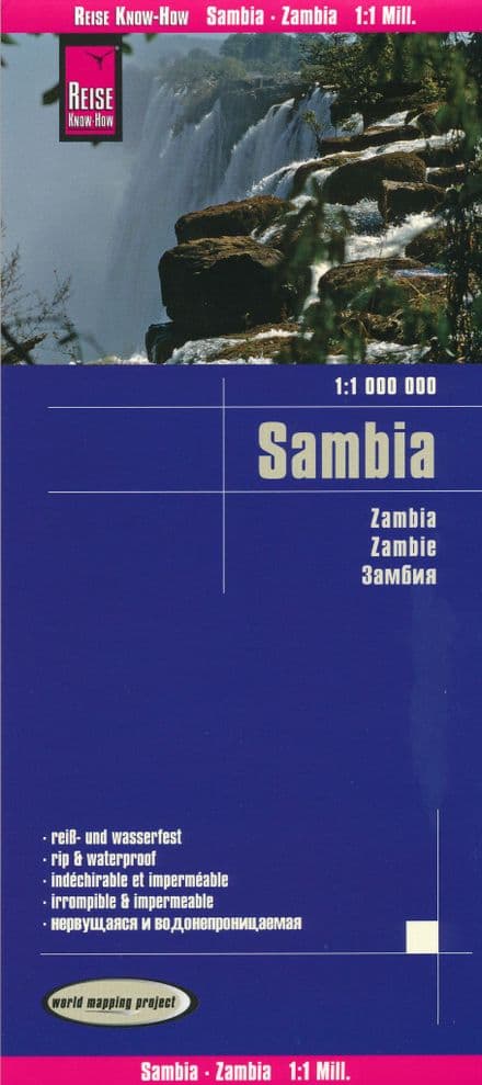 Zambia Road Map - Reise