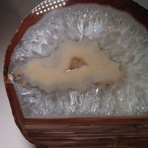 AGATE (CUT AND POLISHED THICK SLICE) - Brazil