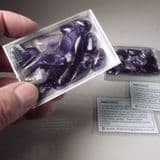AMETHYST - Collection of tumble-polished amethyst stones