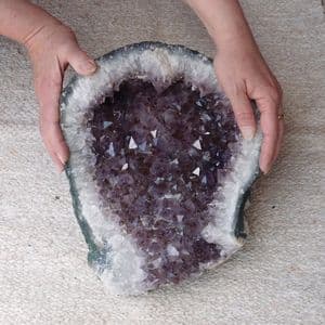 AMETHYST CRYSTALS (LARGE NATURAL GEODE) - Brazil