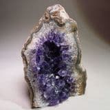 AMETHYST CRYSTALS (PART OF A NATURAL GEODE) - Uruguay
