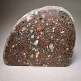 AMYGDALOIDAL BASALT (CUT AND POLISHED) (GLACIAL ERRATIC)  - Holderness, Yorkshire