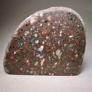 AMYGDALOIDAL BASALT (CUT AND POLISHED) (GLACIAL ERRATIC)  - Holderness, Yorkshire