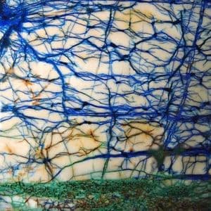 AZURITE-MALACHITE ROCK - Siberia, Russia