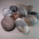 BAG OF FELT PEBBLES !!
