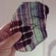 BANDED FLUORITE (POLISHED SLICE)   - China
