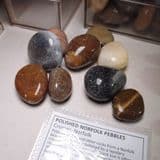 BOX OF POLISHED NORFOLK PEBBLES - boxed collection from Cromer, Norfolk