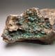 CALCITE CRYSTALS WITH MALACHITE INCLUSIONS  -  Great Orme, North Wales
