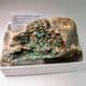 CALCITE CRYSTALS WITH MALACHITE INCLUSIONS  -  Great Orme, North Wales