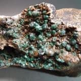 CALCITE CRYSTALS WITH MALACHITE INCLUSIONS - Great Orme, North Wales