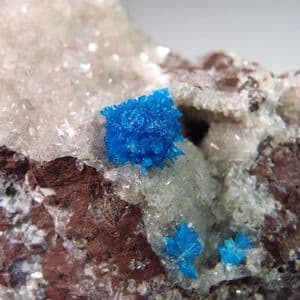 CAVANSITE CRYSTALS IN BASALT - India