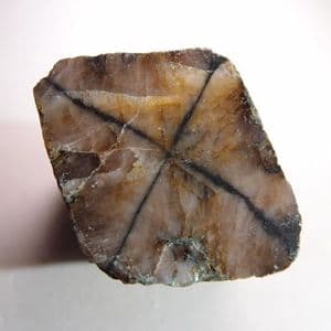 CHIASTOLITE ('CROSS STONE') - China