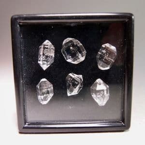 COLLECTION OF HERKIMER DIAMONDS  - New York State, USA.