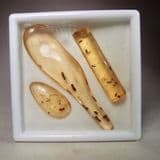 COPAL - three pieces containing insects - Madagascar