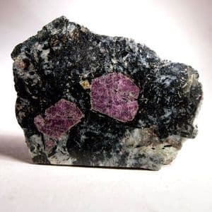 EUDIALYTE CRYSTALS IN SYENITE - Russia