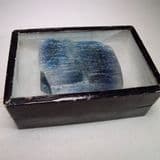 FIBROUS BLUE HALITE - A blue variety of halite (rock salt) from France