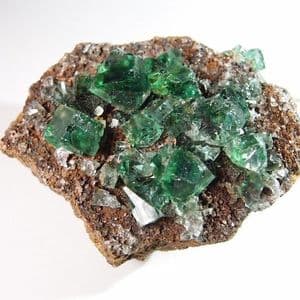 FLUORITE CRYSTALS - Rogerley Mine, Stanhope, County Durham