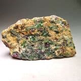 GARNET PERIDOTITE  -  ROCK FROM THE EARTH'S MANTLE   -  Norway