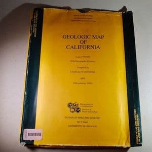 GEOLOGICAL MAP OF CALIFORNIA (Second hand copy in very good condition)