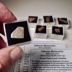 GIBEON METEORITE (minimum 2 grams) - Namibia