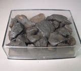 GRAPHITE (PIECES OF NATURAL GRAPHITE IN DISPLAY BOX) - Lake District, Cumbria