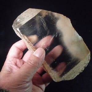 ICELAND SPAR  -  Very fine transparent cleaved calcite