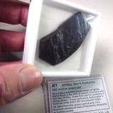 JET (NATURAL PIECE IN GEM BOX) - Whitby, Yorkshire