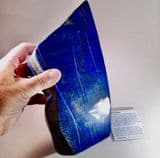 LAPIS LAZULI - Afghanistan (very large polished piece)