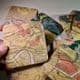LONDON GEOLOGY COASTERS  -  SET OF NINE COASTERS