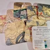 LONDON GEOLOGY COASTERS - SET OF NINE COASTERS
