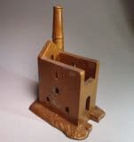 Metal model of a Cornish tin mine engine house  (second hand)