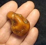 PIECE OF WATERWORN AMBER - 40 million years old - Suffolk coast