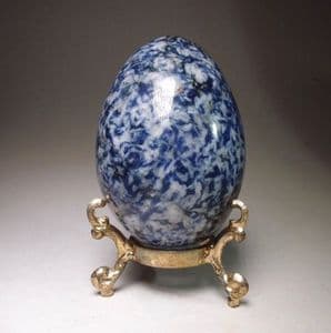 POLISHED SODALITE EGG (7.7 CENTIMETRES) - Brazil