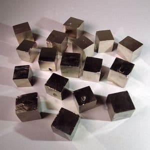 Pyrite crystal (individual cubic crystal) - Spain