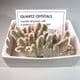 QUARTZ CRYSTALS WITH CALCITE - Bulgaria