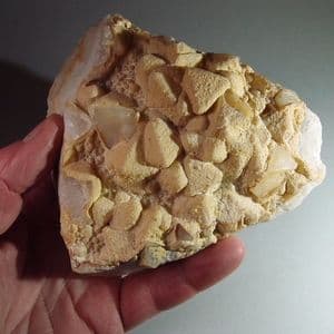 QUARTZ PSEUDOMORPHS AFTER FLUORITE - Wheal Mary Ann, Cornwall