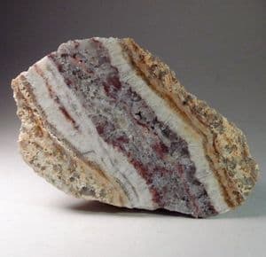 QUARTZ VEIN IN GRANITE (CUT AND POLISHED) - Cornwall