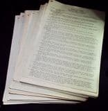 RICHARD BARSTOW'S MONTHLY LISTS (COLLECTION OF 38 LISTS FROM 1973 TO 1981)