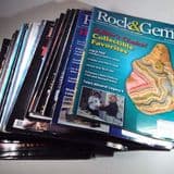 ROCK & GEM MAGAZINES (21 issues from 2015 to 2017) (second hand)