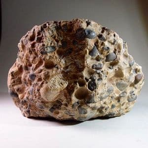 ROMAN PUDDINGSTONE QUERN (PART OF) - Saffron Walden, Essex