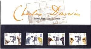 ROYAL MAIL CHARLES DARWIN PRESENTATION PACK (1982)