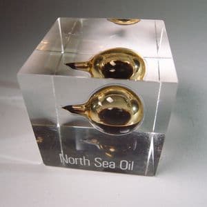 Sample of North Sea oil - the remains of marine organisms