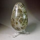SERPENTINE POLISHED EGG WITH STAND - Lizard, Cornwall