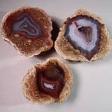 SONORA AGATES (COLLECTION OF THREE) - Chihuahua, Mexico