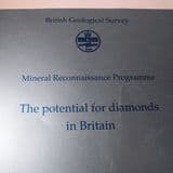 THE POTENTIAL FOR DIAMONDS IN BRITAIN (second hand copy in very good condition)