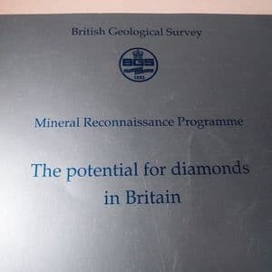 THE POTENTIAL FOR DIAMONDS IN BRITAIN (second hand copy in very good condition)