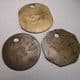 THREE MINER'S TALLIES  -  Thurcroft Colliery, Rotherham, South Yorkshire