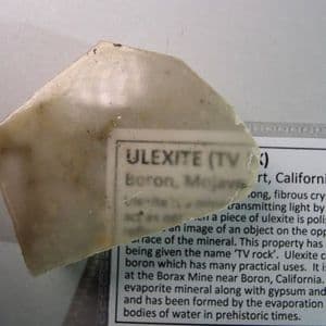 ULEXITE ('TV ROCK') - California